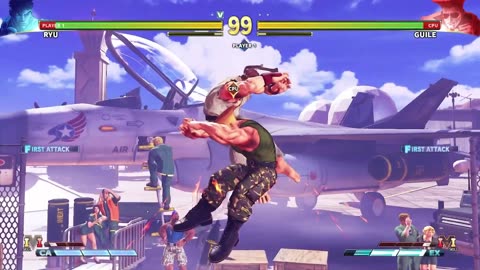 Ryu vs Guile street fight insane epic fight