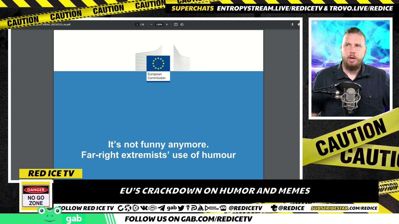 WHEN THE EU FOUND OUT HUMOR CAN BE A WEAPON FOR SUBVERSION...