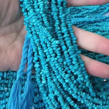 20250801-2 Natural Turquoise Sterling Treatment Turquoise Free Form Trace Mountain Silhouettes