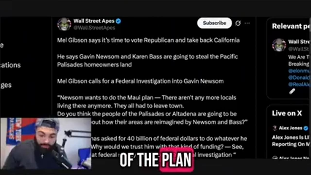 MEL GIBSON JUST EXPOSED WHAT GAVIN NEWSOM AND KAREN BASS ARE HIDING IN CALIFORNIA❗