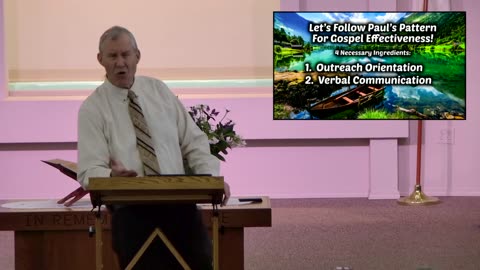 Paul's Pattern For Gospel Effectiveness - Message Only