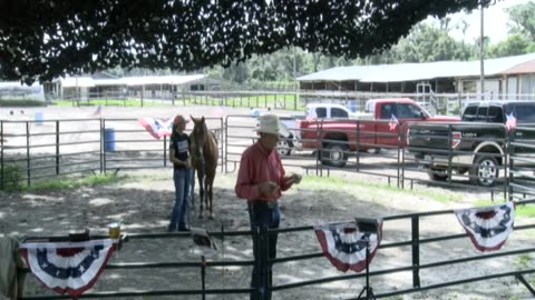 Skipper Calder & Cowboy-up Ministry bring horse training with a message at 11am.