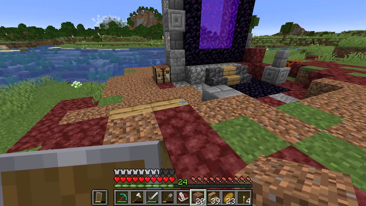 Newbie Adventures! Ep. 23. To the nether portal.