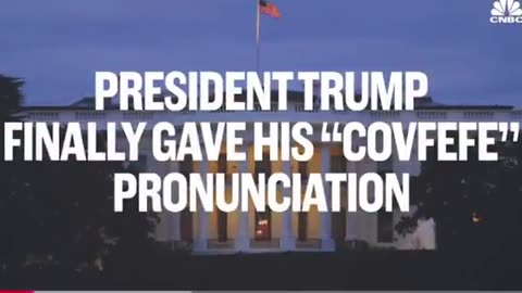Yesterday was COVFEFE anniversary