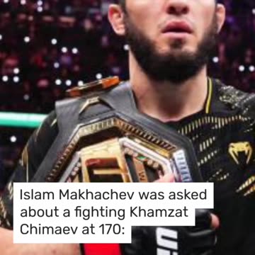 Makhachev on Chimaev Fight