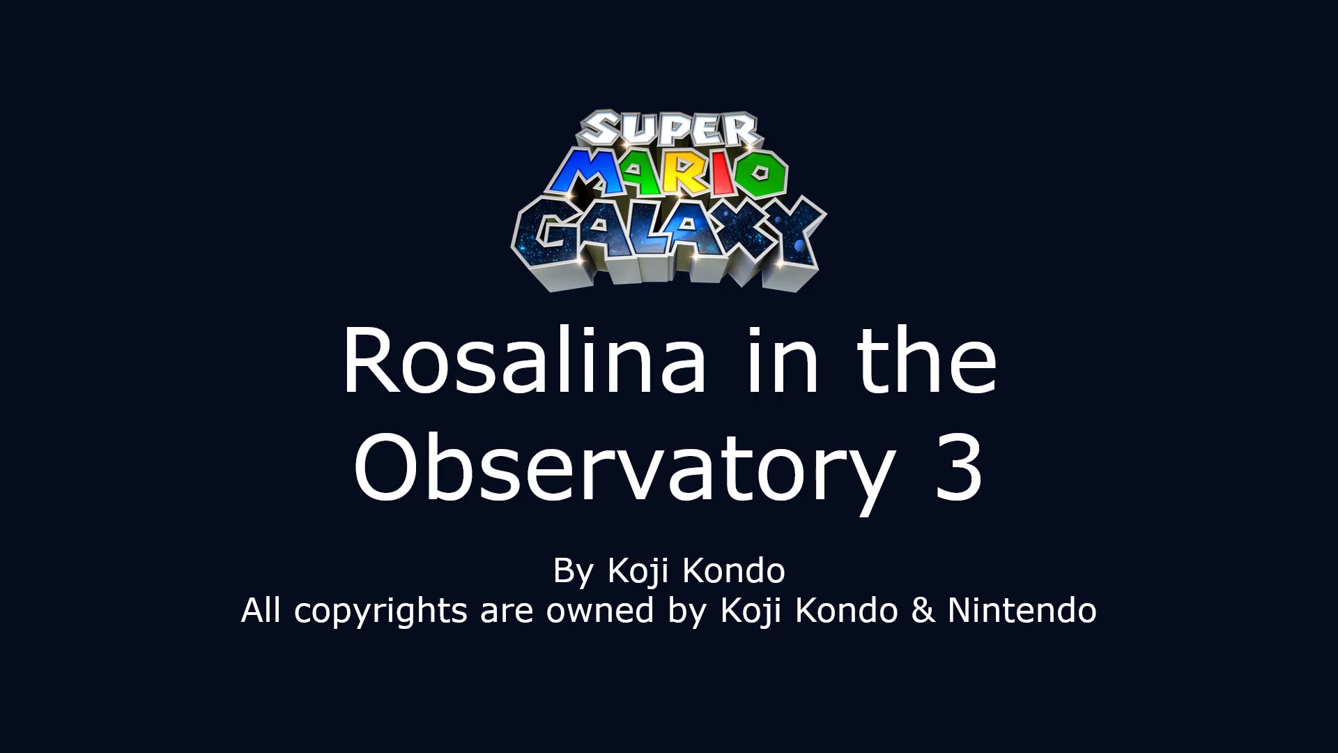 Rosalina in the Observatory 3