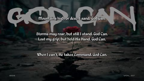 Street Gospel Syndicate ~ God Can { Lyrics } Remix 1 Christcore Slowed PC