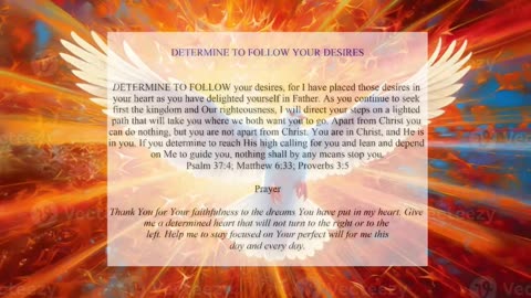 Determine To Follow Your Desires