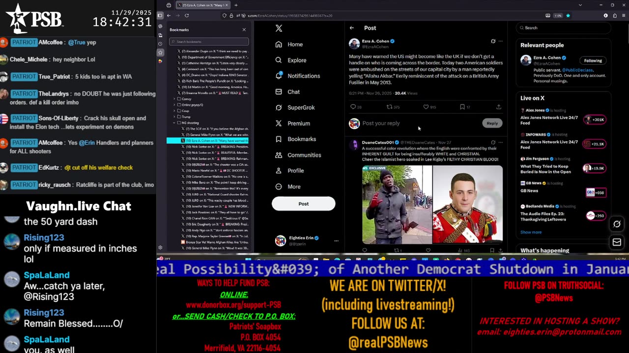 Patriots' Soapbox NEWS - LIVE 24/7!