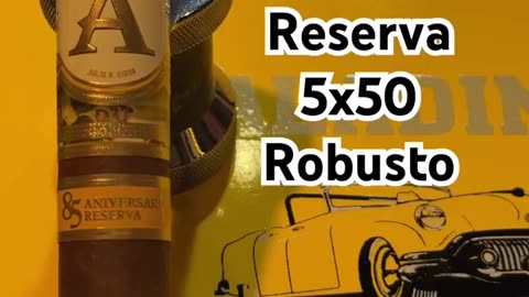 85 Aniversario Reserva (Aladino) 5x50 Robusto #Shorts #YTShorts #Short #CigarOfTheDay #Review