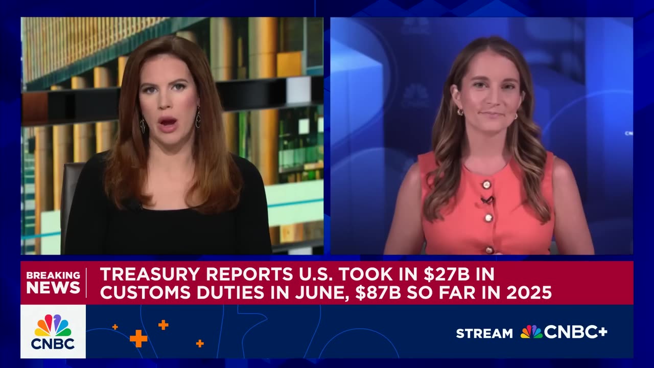 [2025-07-11] U.S. Treasury posts $27 billion budget surplus in June