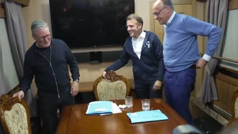 DEVELOPING SCANDAL: Macron, Starmer, & Merz caught on video on their return from Kiev w/white powder