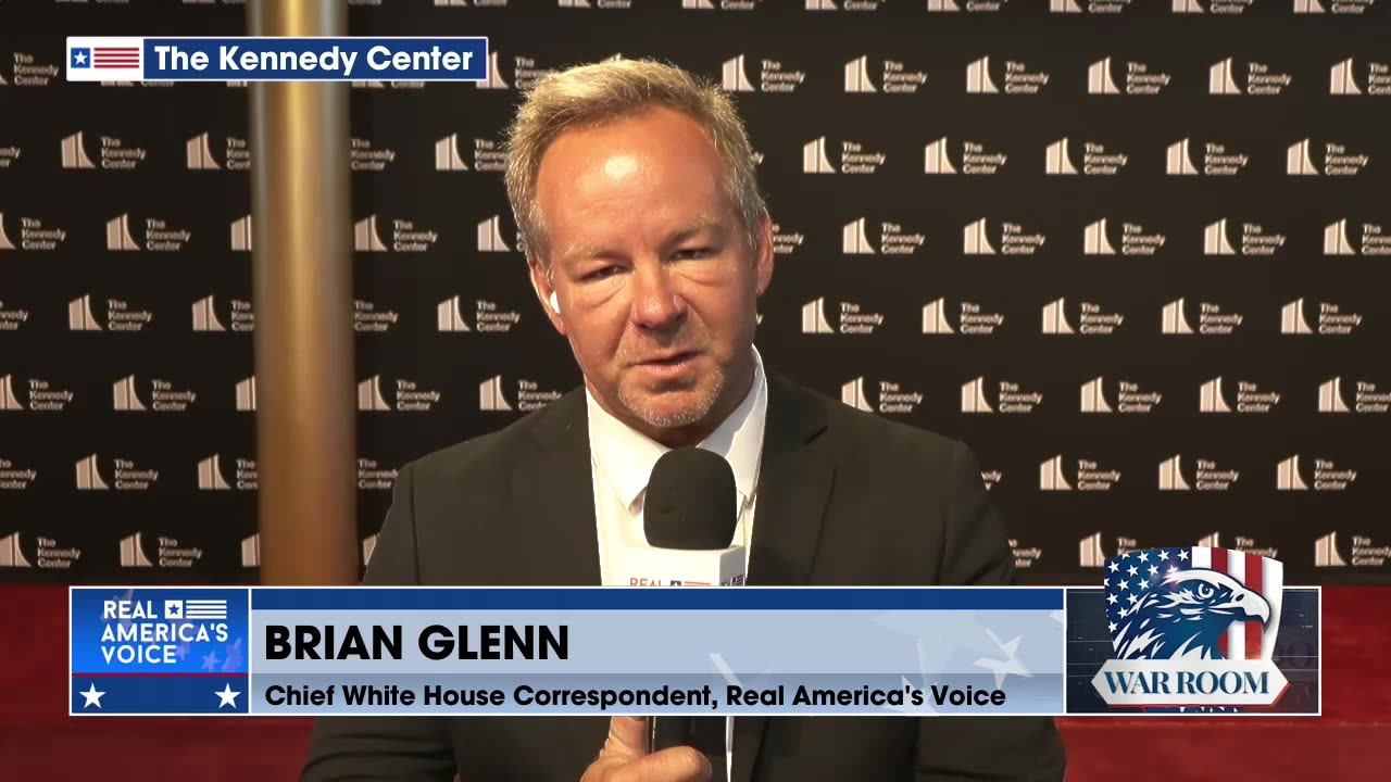 Brian Glenn LIVE From Kennedy Center Ahead Of President Trump Attending Les Miserables Performance