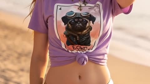 ¿Quién más quiere esta camiseta de Los Novios? Es puro fuego en la playa #modaurbana #verano2025