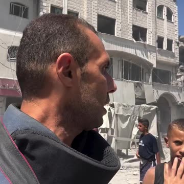 Massive destruction in the targeting of residential buildings in Gaza City