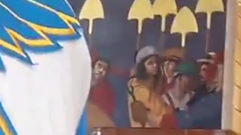 Bank of America Freemason Murals similar to denver depicting a virus chaos dead people agenda 2030