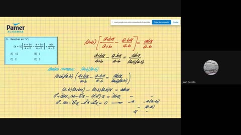 PAMER SEMESTRAL 2023 | Semana 06 | Álgebra: Ecuaciones 1 Grado