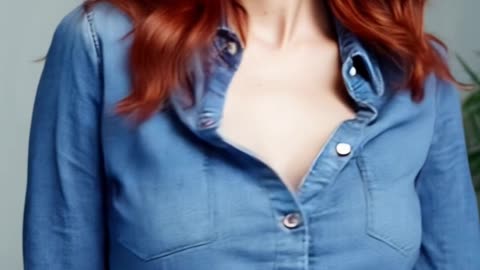 Sensual Redhead in Studio