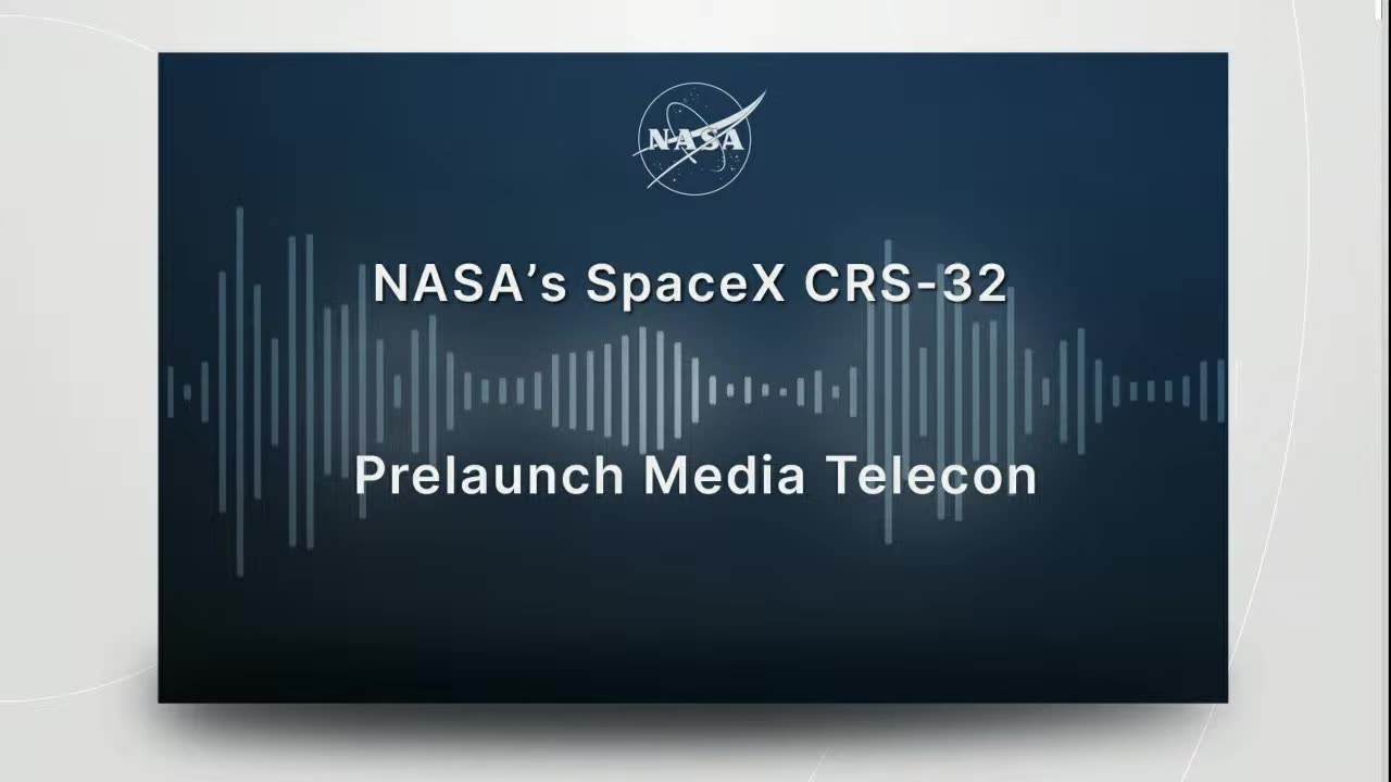 CRS-32 Prelaunch News Teleconference