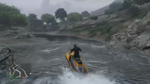 GTA 5 Online: Riding the Jet Ski-Date 5-21-2018