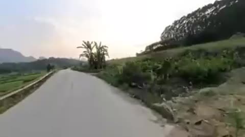 He launches his birds from his motorbike... magnificent