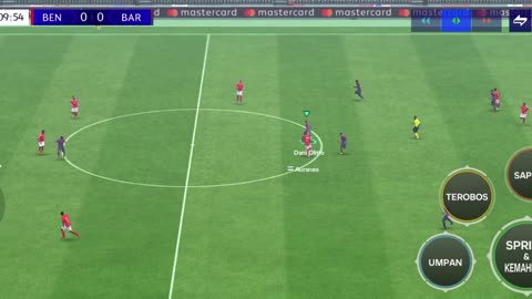 Game Barcelona vs Benfica leg 1