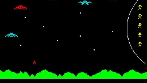 ZX Spectrum Longplay - Galactic Abductors - EU
