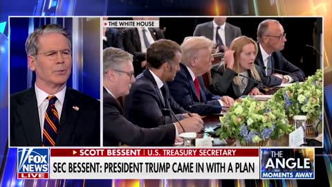 🔥Treasury Sec Bessent · "PDJT is the only person in the world to stop this conflict