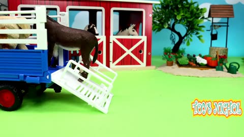Put Donkey and Sheep in Pen Behind the House