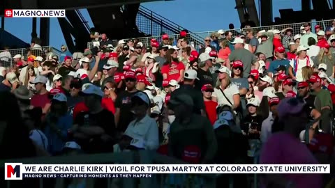 🇺🇸 We Are Charlie Kirk 🕯 Vigil for Turning Point USA Martyr at Colorado State University [LIVE]
