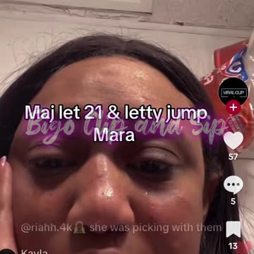 Mara says Maj let 21 n Letty jump her 12/23/25 #bigoclipandsip