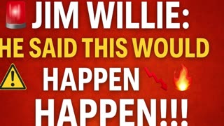 🚨 Jim Willie: “He Said This Would HAPPEN!!!” ⚠️