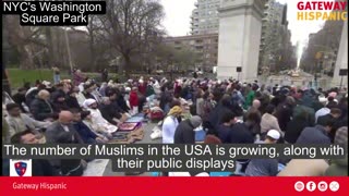 Muslims take to public prayer as a show of power