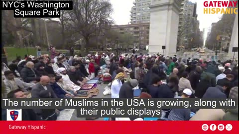 Muslims take to public prayer as a show of power
