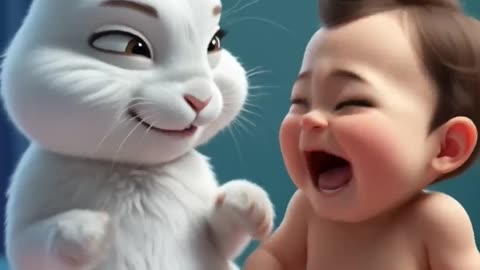Baby Fart Laughing with Funny Animals! #shorts