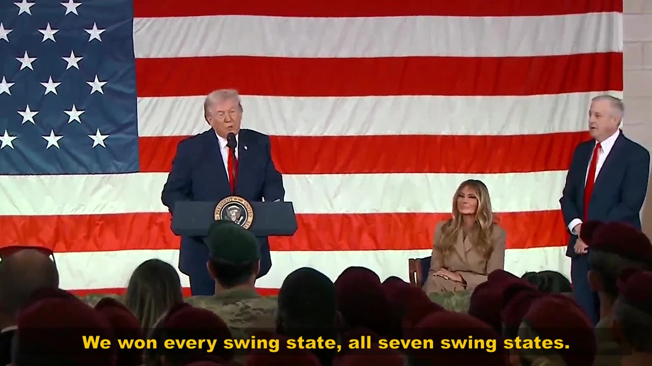 Trump Tells Troops He Won Popular Vote in 2016