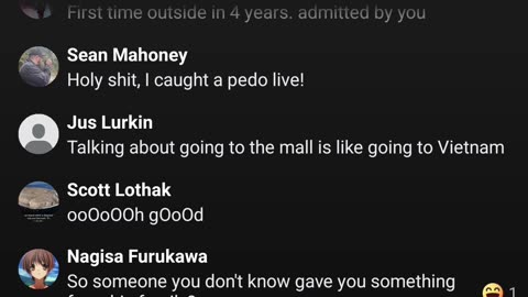 Cyraxx livestream on FB. "Chance "almost died" going to the mall" with live chat. 1/1/2026.