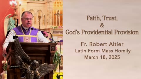 Faith, Trust, and God's Providential Provision