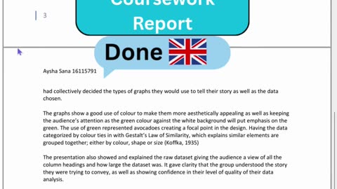 Student Work (Report) | CMP7227 Data Visualisation Coursework | Birmingham City University