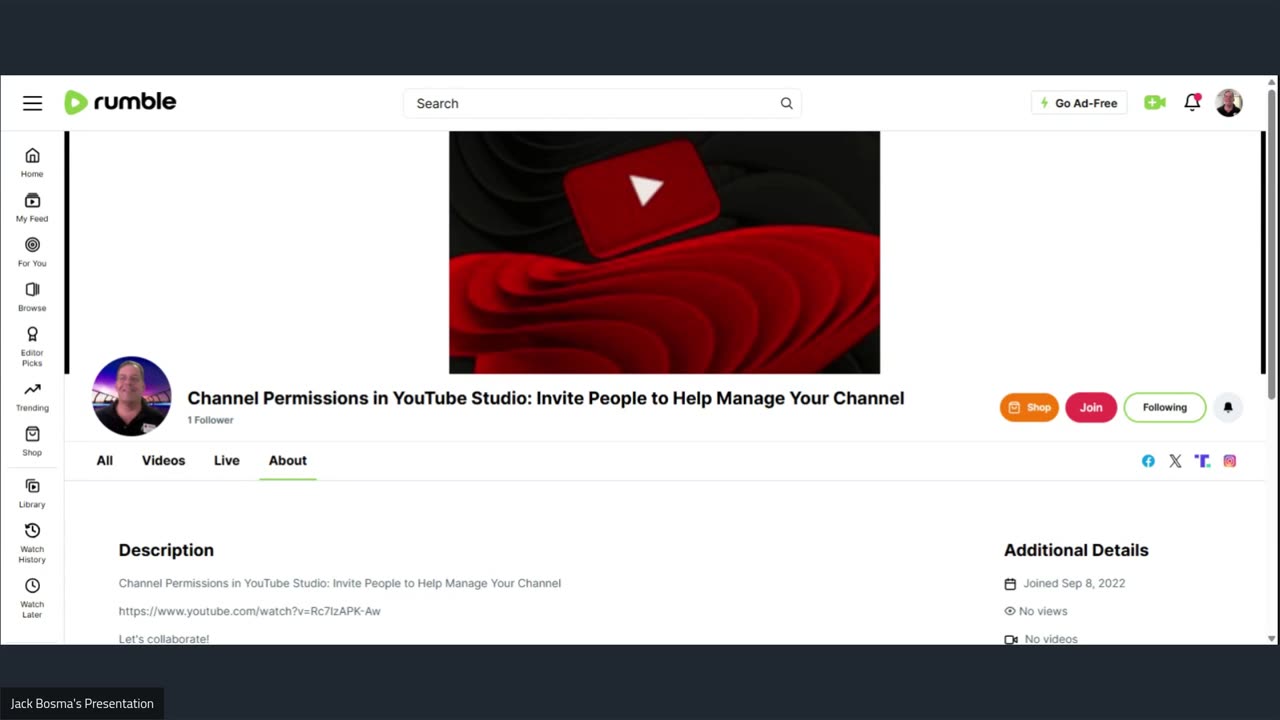 Channel Permissions in YouTube Studio: Invite People to Help Manage Your Channel