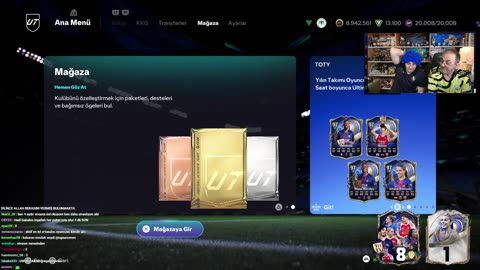 TOTY FULL TAKIM BAŞLIYORUZ 166K FP DELİYLE ZOR YARIŞIRLAR EN AZ 3 TOTY AÇANA KADAR KAPATMAK YOK ...