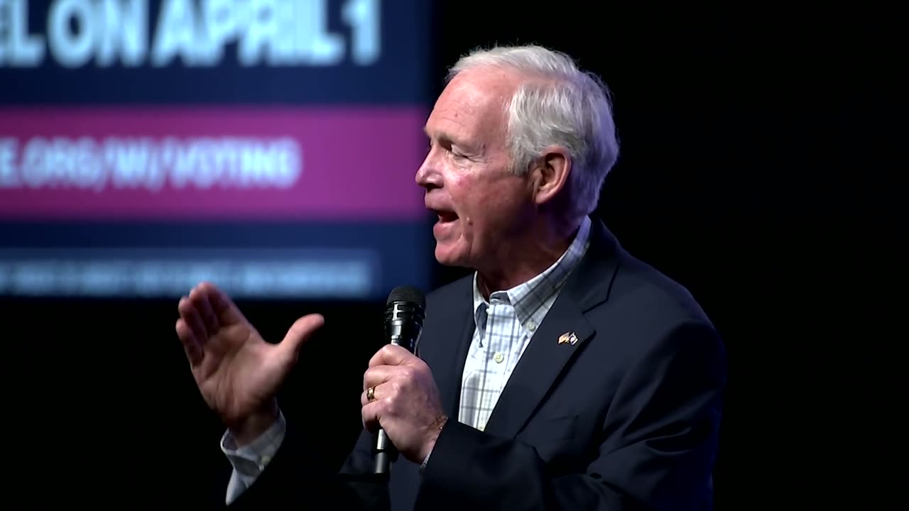 Senator Ron Johnson in Green Bay Rally 3.31.25
