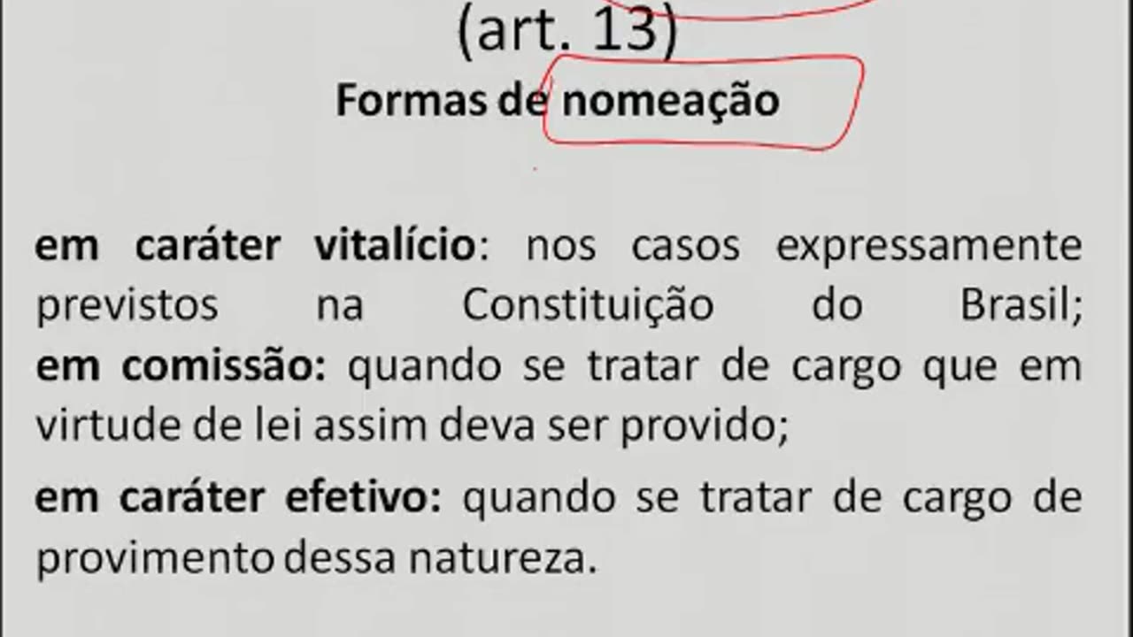 Estatuto dos Funcionários Públicos do Governo de SP - Aula 04