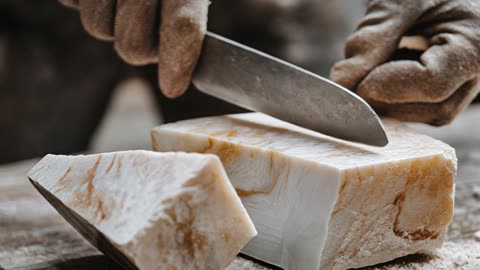 IT'S A GOOD KNIFE FOR CUTTING MARBLE, ASMR for People Who Can't Sleep |