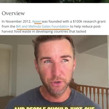 Apeel: Seed oil coating for vegetables and fruits by Bill gates.