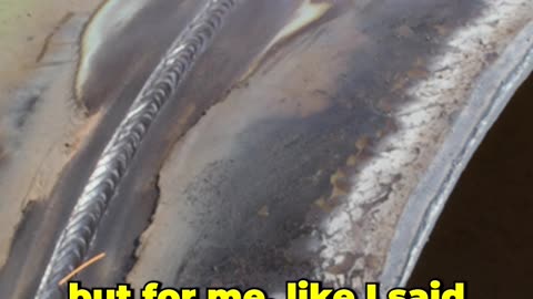 Finishing out the weld with a CAP 🧢