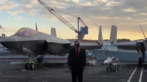 HOLY CRAP! President Trump just made an EPIC entrance aboard the USS George Washington in Japan