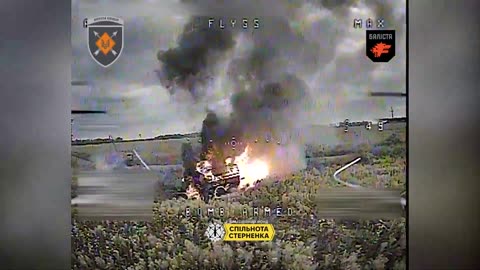🛸💥 Ukraine Russia War | Ukrainian Drones Strike Russian Supply Truck in Kursk | RCF