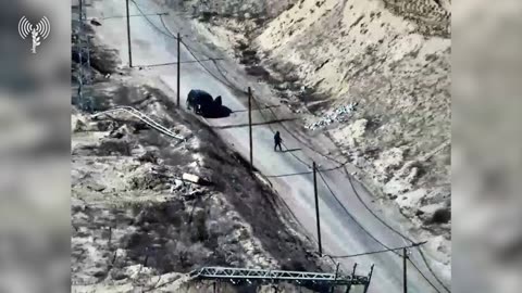 The IDF publishes footage showing a Palestinian terror operative opening fire on Israeli troops