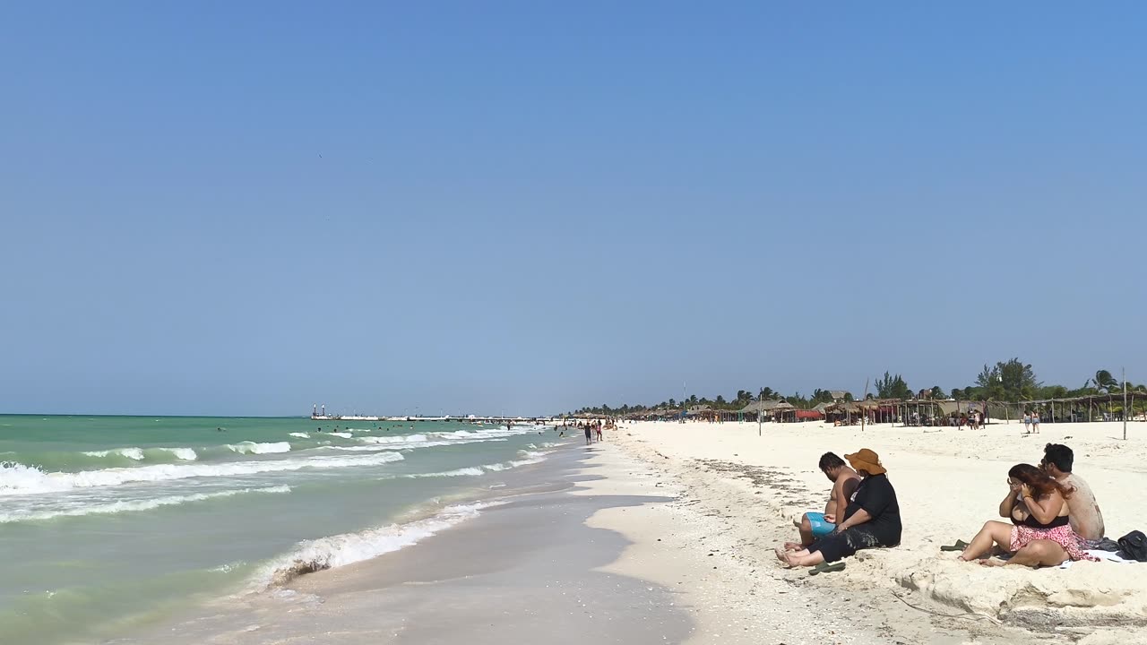 Sisal - Yucatán - 4k - Walking tour - Parte 2